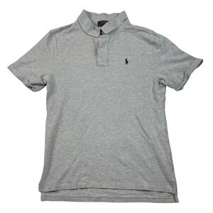 Polo Ralph Lauren Kids Youth XL Gray Short Sleeve Polo Shirt‎ Embroidered Pony